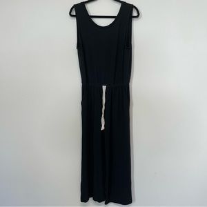 Bolte. Black Jumpsuit Sleeveless Cotton Long Pant Women’s Size Large